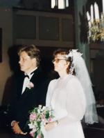 Onnen päivä Kirsillä ja Jounilla 1992 Ristiinan kirkossa